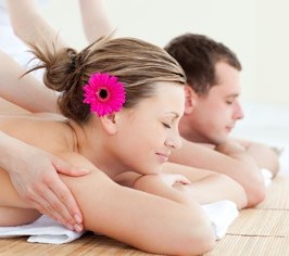Couple Getting Massage - Massage Therapy
